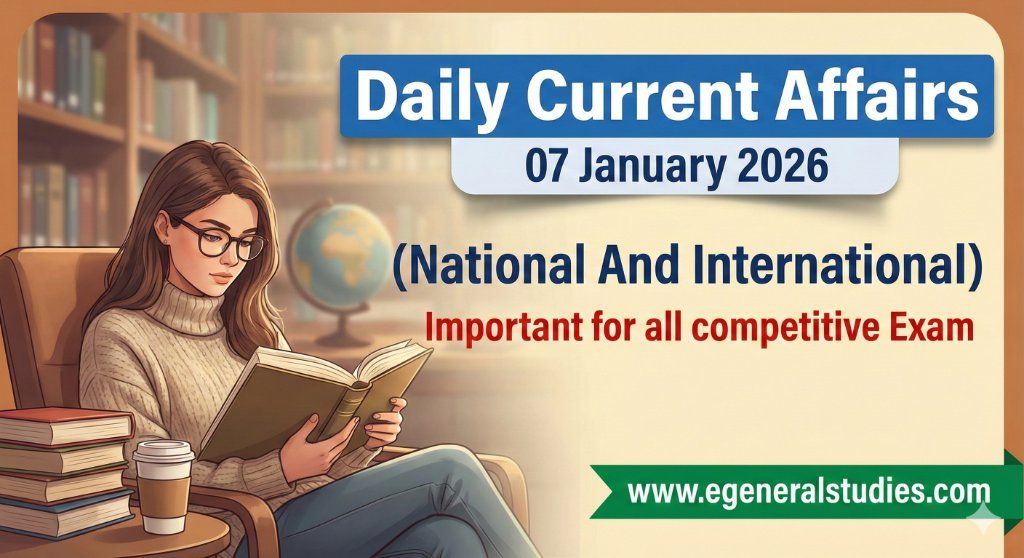 Daily Current Affairs (National And International) -07 January 2026 ...